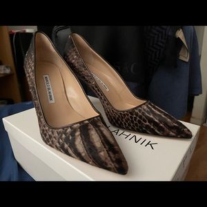 Manolo Blahnik Bos Taurus (Hair Calf)